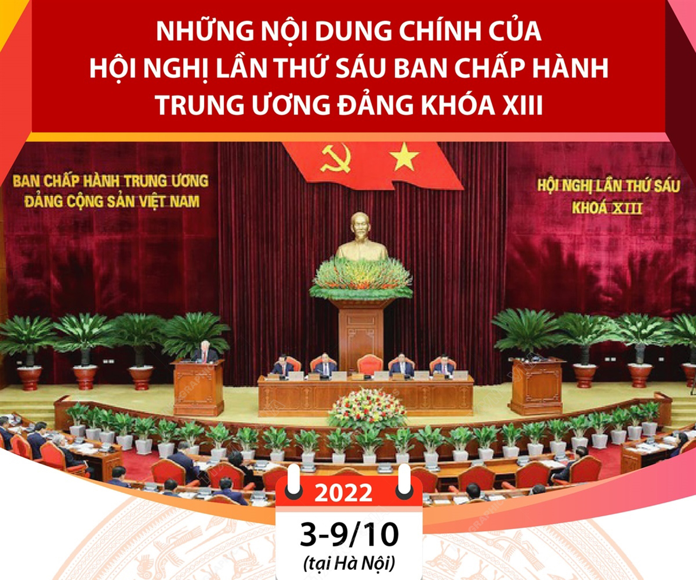 Những nội dung chính của Hội nghị lần thứ sáu Ban Chấp hành Trung ương Đảng khóa XIII